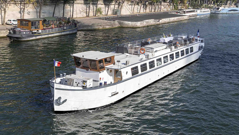 A bord du Spirit of Paris yacht