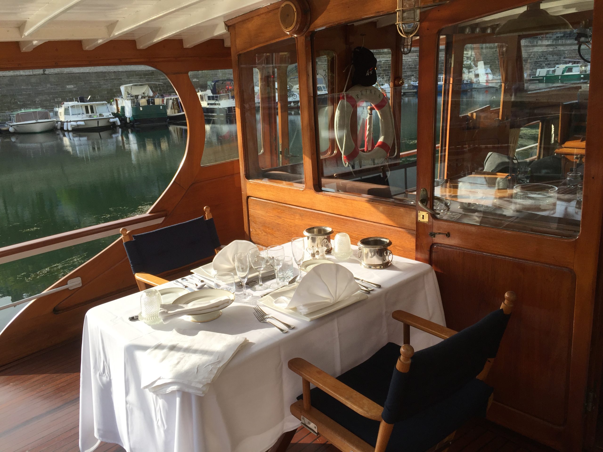 Déjeuner sur la Seine à bord du Dutch Motor Yacht