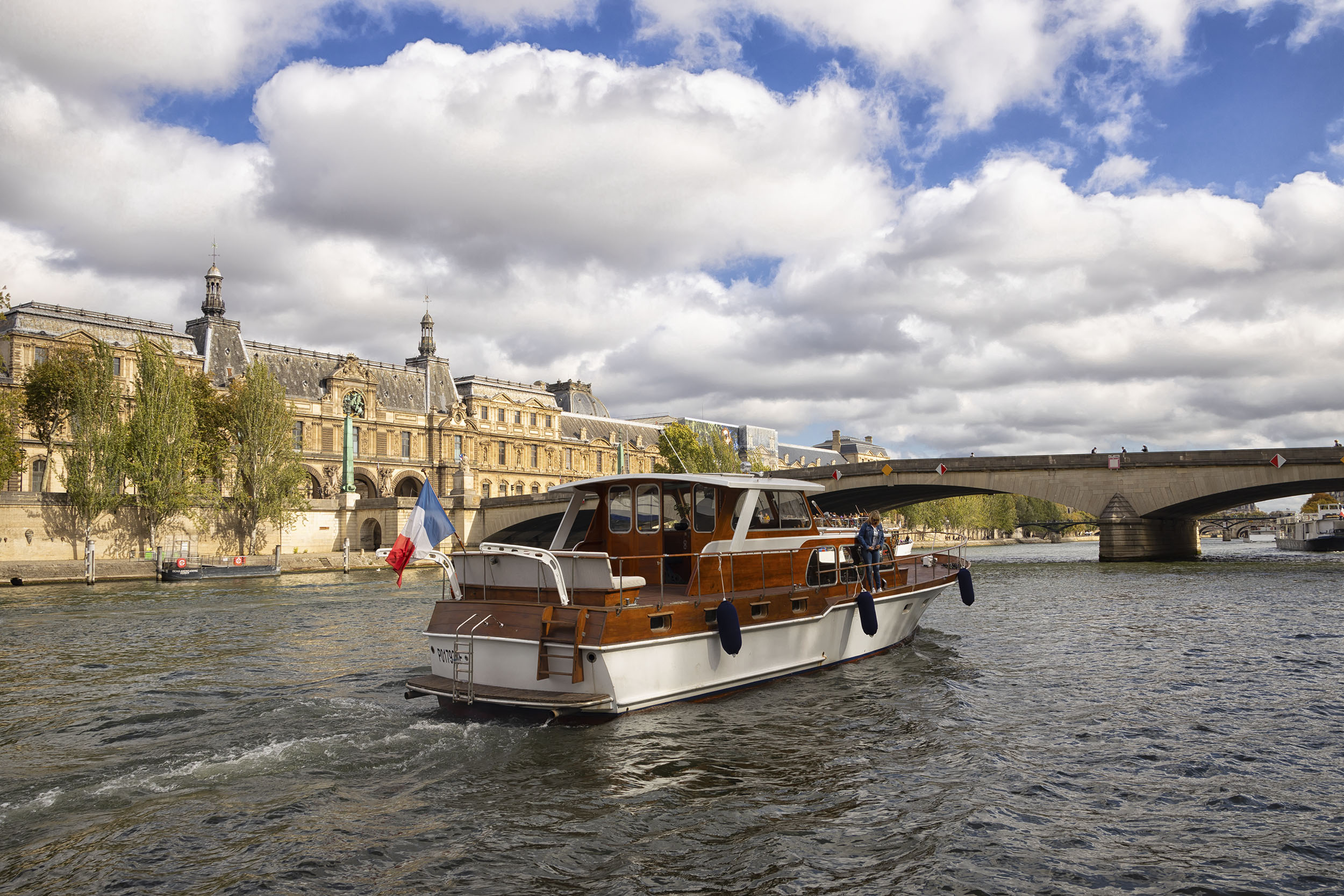 Blue Swan lors d'une croisière sur la Seine