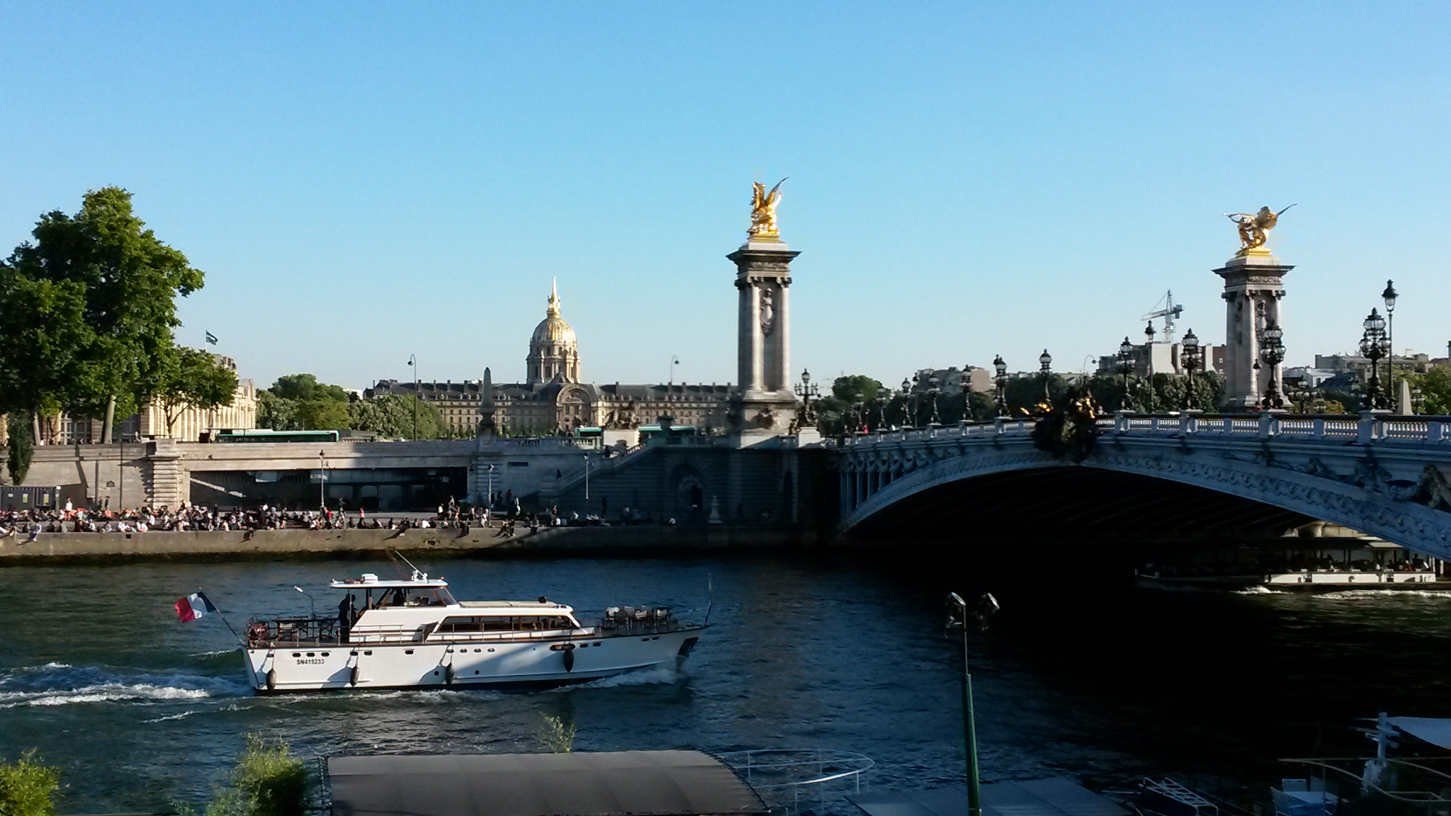 Dolce-Vita pour une croisière sur la Seine