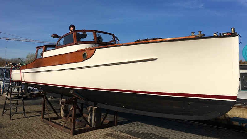 Bateau Classic 1935, yacht de 11m de long