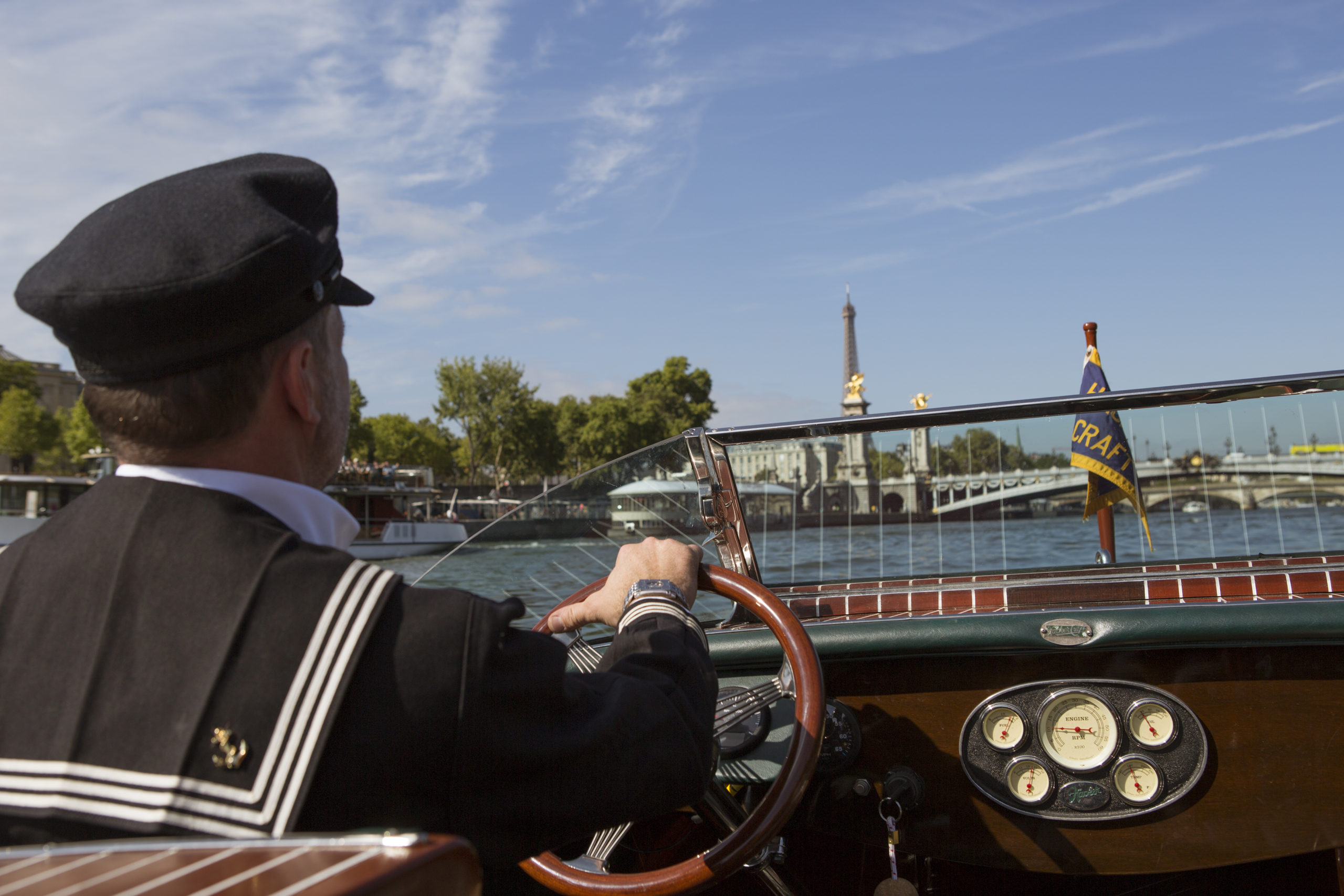 1920 Hacker Craft fut à l’origine un bateau sportif détenteur de nombreux records de vitesse